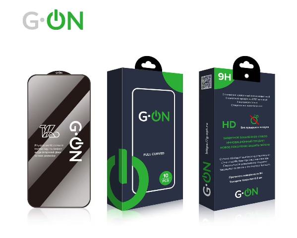 Защитное стекло G-ON Realme C75 с рамкой черное