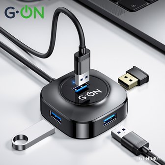 HUB USB G-ON GT-HUB01 чёрный