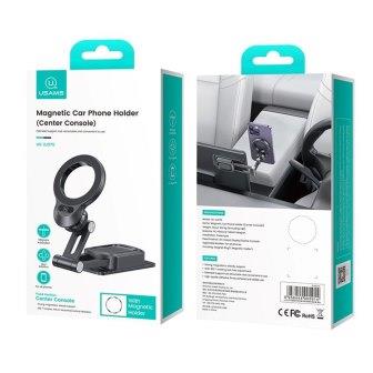 Автодержатель US-ZJ076 Magnetic Car Center Console black