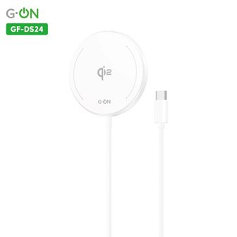 БЗУ G-ON GF-DS24 Qi2 магнитн. белое