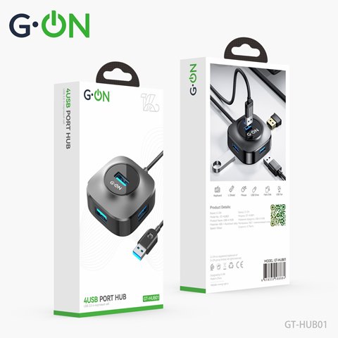 HUB USB G-ON GT-HUB01 чёрный