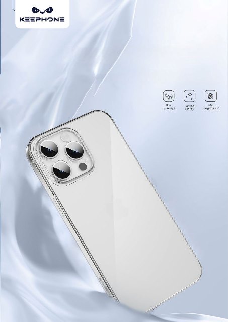 Накладкa Keephone X-Crystal для iPhone 15 transparent