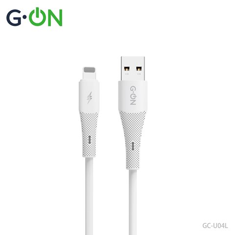 Кабель USB/Lighting GrifON GC-U04 Silicone1м белый (тех. пак)