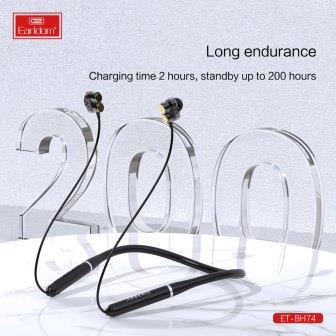 Наушники Earldom bluetooth Sport ET-BH74 вакуум black